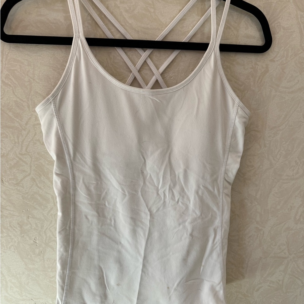 White Women's Strappy Top